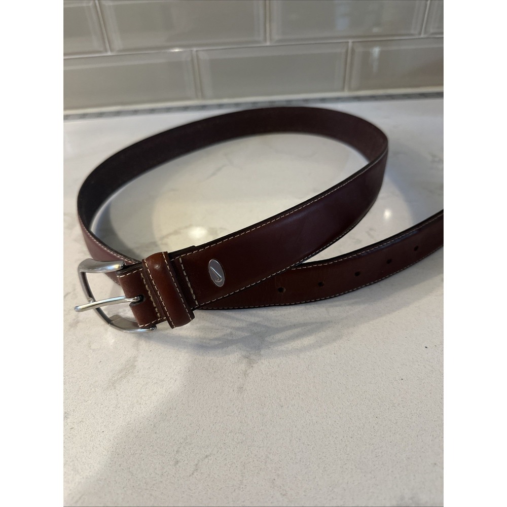 Nike Golf Men's Brown Leather Belt Size 40